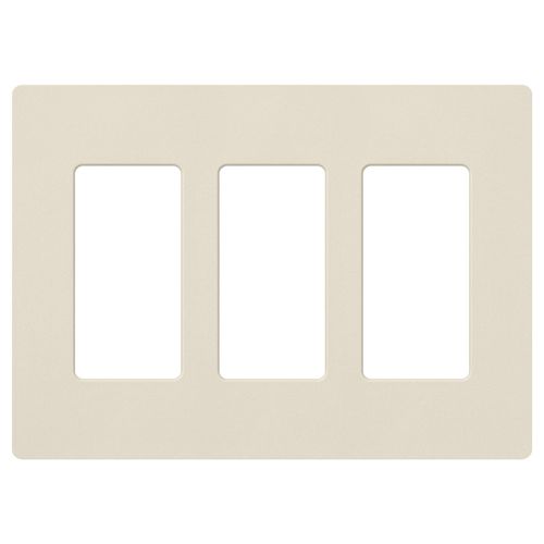 Main product image of Claro 3 Gang Wall Plate for Decorator/Rocker Switches, Satin (Pumice)