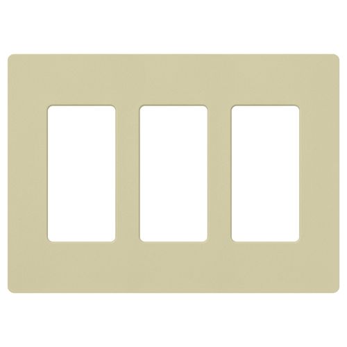 Main product image of Claro 3 Gang Wall Plate for Decorator/Rocker Switches, Satin  (Sage)