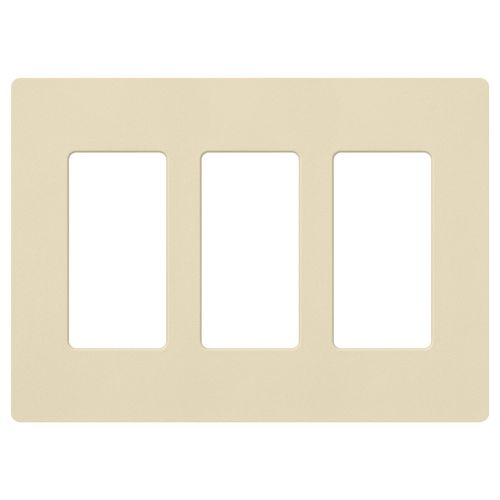 Main product image of Claro 3 Gang Wall Plate for Decorator/Rocker Switches, Satin  (Sand)