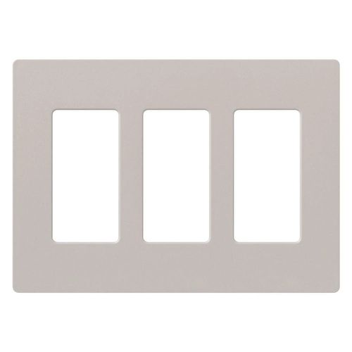 SC-3-TP - Lutron SC-3-TP - Claro 3 Gang Wall Plate for Decorator/Rocker ...