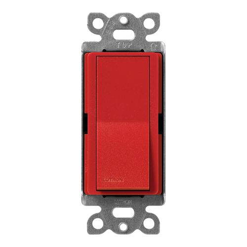 Main product image of Claro On/Off Rocker Switch, 15A 3-Way Satin 15a Sw 3way (Signal Red)