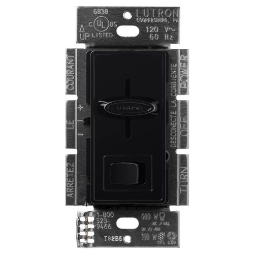 Main product image of Skylark LED+ Dimmer Switch for Dimmable LED and Incandescent Bulbs, 150W LED, 1 Pole or 3-Way (Black)