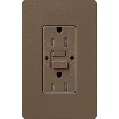 Main product image of Claro 15A Self Test Tamper Resistant Duplex Receptacle (Espresso)