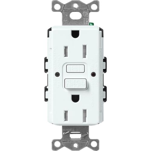 Main product image of Claro 15A Self Test Tamper Resistant Duplex Receptacle (Glacier White)