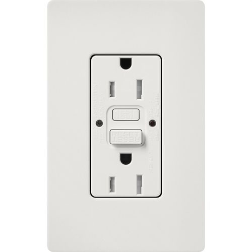 Main product image of Claro 15A Self Test Tamper Resistant Duplex Receptacle (Lunar Gray)