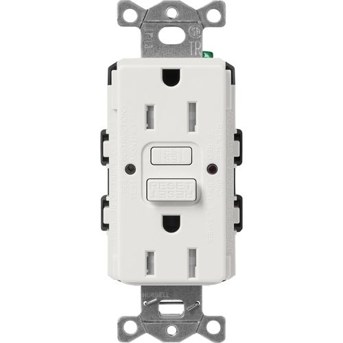 Main product image of Claro 15A Self Test Tamper Resistant Duplex Receptacle (Lunar Gray)