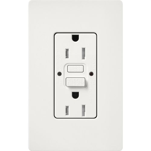 Main product image of Claro 15A Self Test Tamper Resistant Duplex Receptacle (Architectural White)