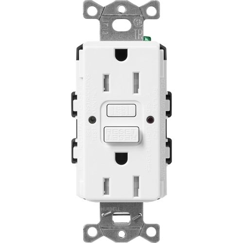 Main product image of Claro 15A Self Test Tamper Resistant Duplex Receptacle (Snow)