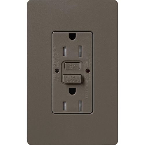 Main product image of Claro 15A Self Test Tamper Resistant Duplex Receptacle (Truffle)