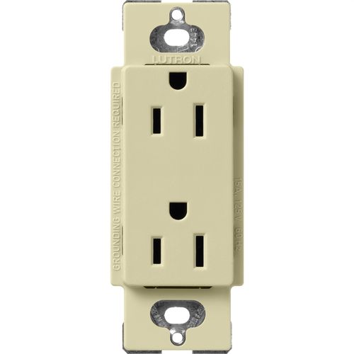 Main product image of Claro 15A Duplex Receptacle, Satin (Sage)