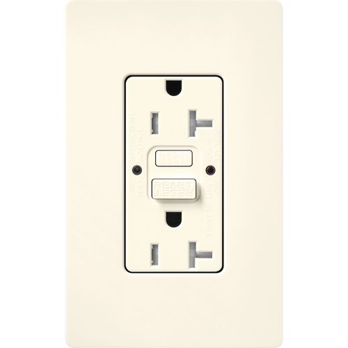 Main product image of Claro 20A Self Test Tamper Resistant Duplex Receptacle (Biscuit)
