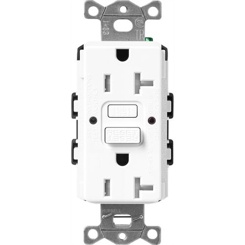 Main product image of Claro 20A Self Test Tamper Resistant Duplex Receptacle (Brilliant White)