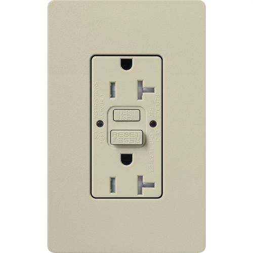 Main product image of Claro 20A Self Test Tamper Resistant Duplex Receptacle (Clay)
