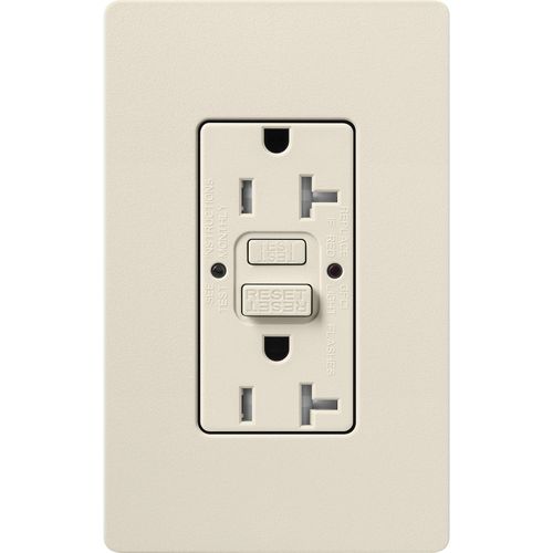 Main product image of Claro 20A Self Test Tamper Resistant Duplex Receptacle (Pumice)