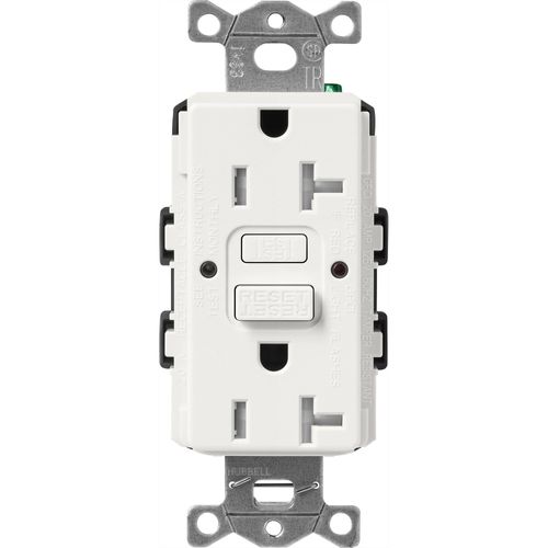 Main product image of Claro 20A Self Test Tamper Resistant Duplex Receptacle (Architectural White)