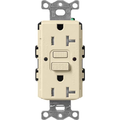 Main product image of Claro 20A Self Test Tamper Resistant Duplex Receptacle (Sand)