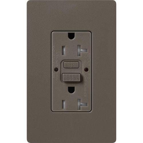 Main product image of Claro 20A Self Test Tamper Resistant Duplex Receptacle (Truffle)