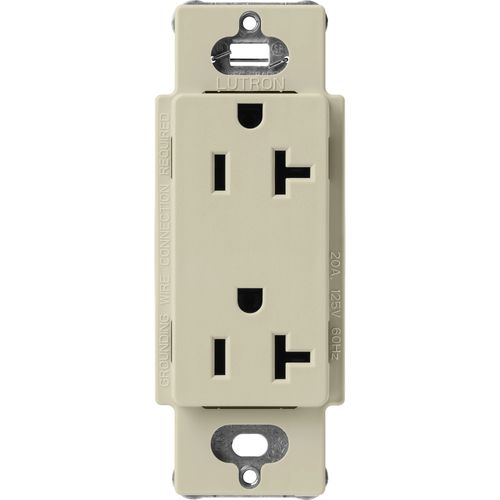 Main product image of Claro 20A Duplex Receptacle, Satin (Sage)