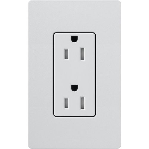 Main product image of Claro 15A Tamper-Resistant Duplex Receptacle, Satin  (Mist)