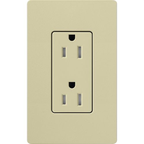 Main product image of Claro 15A Tamper-Resistant Duplex Receptacle, Satin  (Sage)