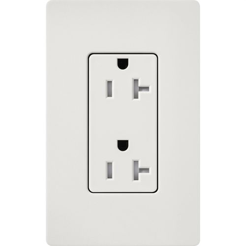Main product image of Claro 20A Tamper-Resistant Duplex Receptacle, Satin (Lunar Gray)