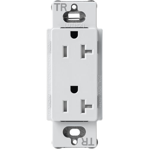 Main product image of Claro 20A Tamper-Resistant Duplex Receptacle, Satin (Mist)