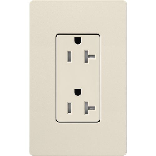 Main product image of Claro 20A Tamper-Resistant Duplex Receptacle, Satin (Pumice)