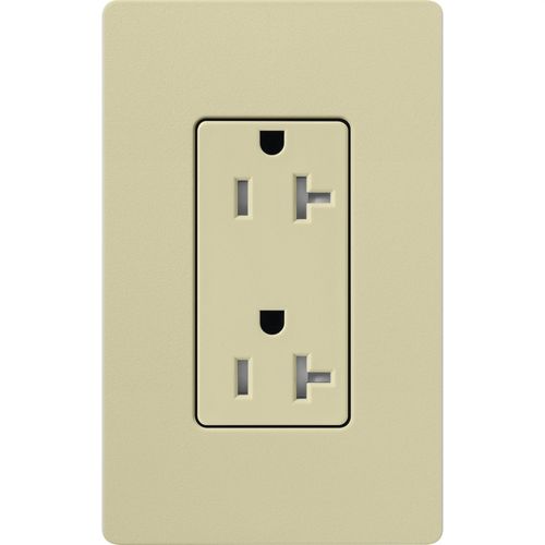 Main product image of Claro 20A Tamper-Resistant Duplex Receptacle, Satin (Sage)