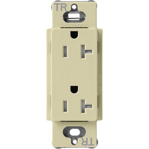 Main product image of Claro 20A Tamper-Resistant Duplex Receptacle, Satin (Sage)