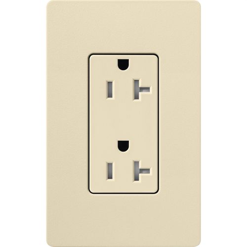 Main product image of Claro 20A Tamper-Resistant Duplex Receptacle, Satin (Sand)