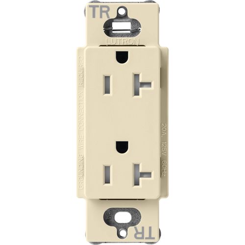 Main product image of Claro 20A Tamper-Resistant Duplex Receptacle, Satin (Sand)