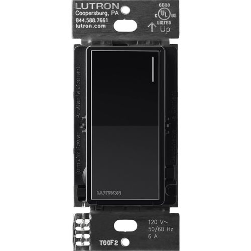 Main product image of Sunnata Rocker Switch, for 6A Lighting or 3A 1/10 HP Motor, 1 Pole/Multi Location (Black)