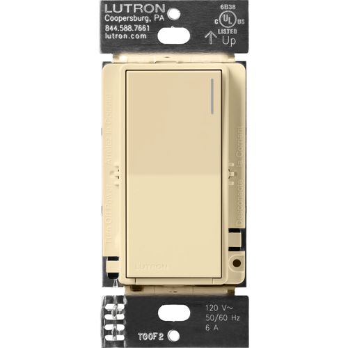 Main product image of Sunnata Rocker Switch, for 6A Lighting or 3A 1/10 HP Motor, 1 Pole/Multi Location (Ivory)