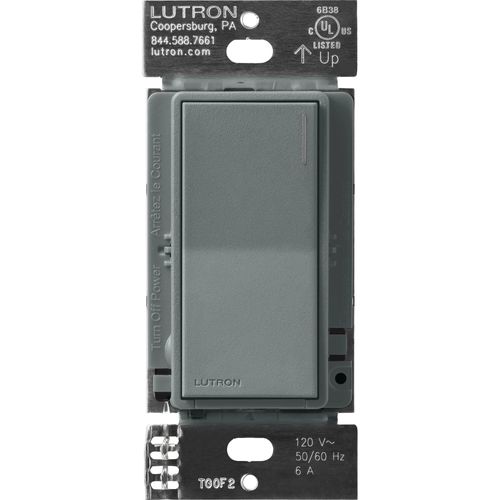 Main product image of Sunnata Rocker Switch, for 6A Lighting or 3A 1/10 HP Motor, 1 Pole/Multi Location (Slate)