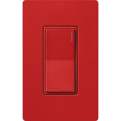 Main product image of Sunnata Rocker Switch, for 6A Lighting or 3A 1/10 HP Motor, 1 Pole/Multi Location (Signal Red)