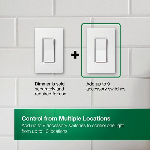 Main product image of Sunnata On/Off 6A Accessory Switch, for Sunnata LED Dimmers (Light Almond)