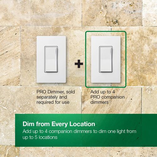 Main product image of Sunnata Companion Dimmer Switch, for Sunnata Pro LED+ Dimmers (Clay)