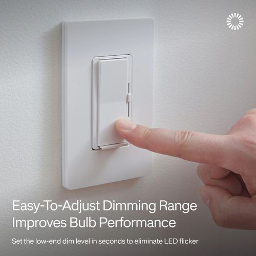 Main product image of Diva Dimmer Switch - LED+ Pro Max, 250W LED/500W ELV/400VA MLV, Neutral Optional, Single Pole/Multi-Location, 120V, DV-PRO-BR, Brown