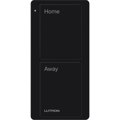 Main product image of Pico 2-Button Wireless Smart Remote for Programmable Scene Control, Entry Icon Engraving, (Gloss Black), PJ2-2B-GBL-P01