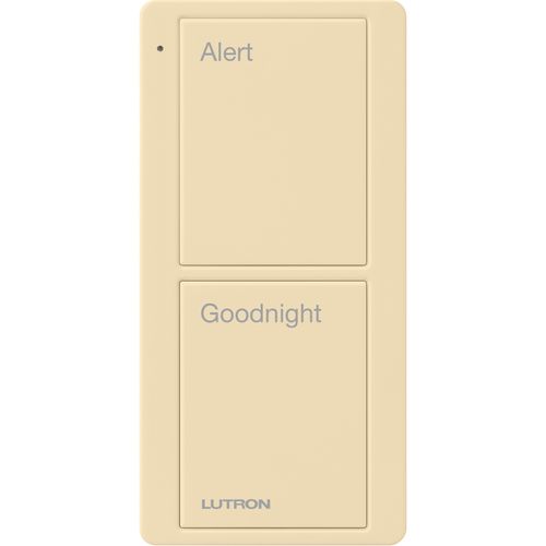 Main product image of Pico 2-Button Wireless Smart Remote for Programmable Scene Control, Bedside Icon Engraving, (Gloss Ivory), PJ2-2B-GIV-P02
