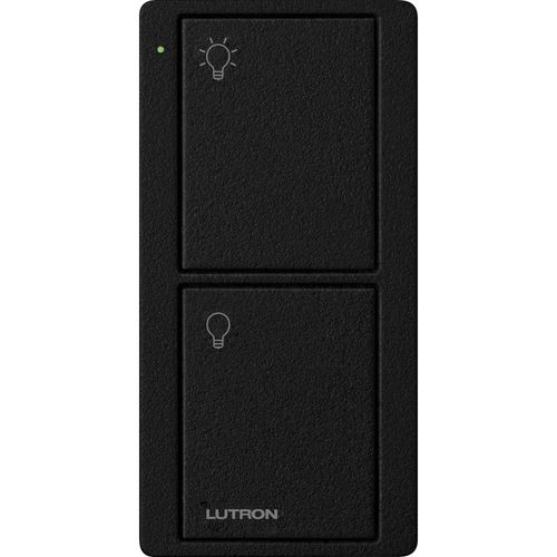 Main product image of Pico 2-Button Wireless Smart Remote for Light Control, Light Icon Engraving (Satin Midnight), PJ2-2B-TMN-L01