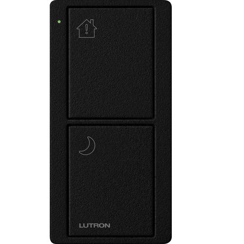 Main product image of Pico 2-Button Wireless Smart Remote for Programmable Scene Control, Entry Icon Engraving (Satin Midnight), PJ2-2B-TMN-P11
