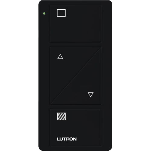 Main product image of Pico 2-Button with Raise/Lower Wireless Smart Remote for Shade Control, Shade Icon Engraving, (Gloss Black), PJ2-2BRL-GBL-S01
