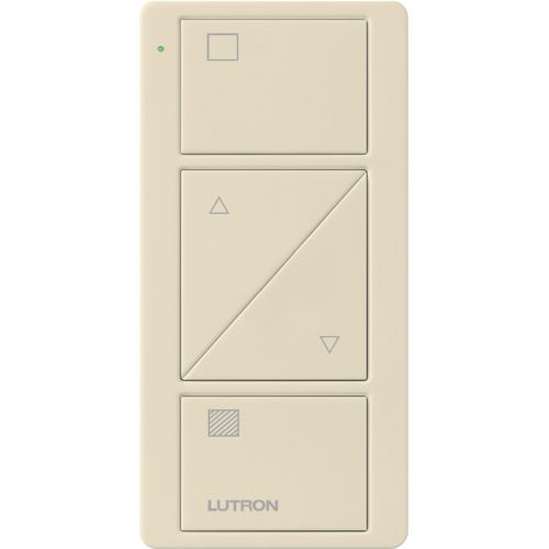 Main product image of Pico 2-Button with Raise/Lower Wireless Smart Remote for Shade Control, Shade Icon Engraving, (Gloss Light Almond), PJ2-2BRL-GLA-S01