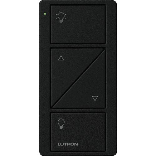 Main product image of Pico 2-Button with Raise/Lower Wireless Smart Remote for Light Control, Light Icon Engraving (Satin Midnight), PJ2-2BRL-TMN-L01