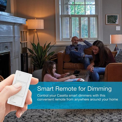 Main product image of Pico 2-Button with Raise/Lower Wireless Smart Remote for Light Control, Light Icon Engraving (Satin Midnight), PJ2-2BRL-TMN-L01