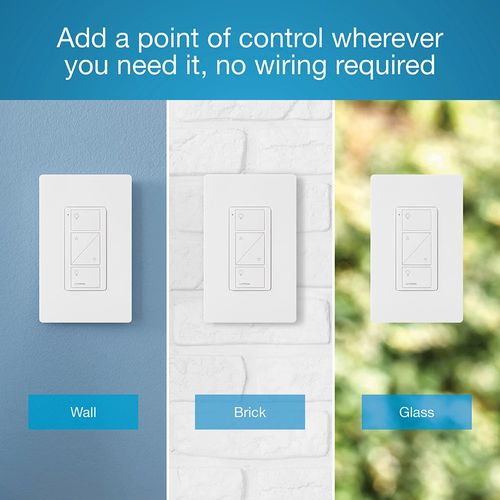 Main product image of Pico 2-Button with Raise/Lower Wireless Smart Remote for Light Control, Light Icon Engraving (Satin Midnight), PJ2-2BRL-TMN-L01