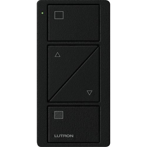 Main product image of Pico 2-Button with Raise/Lower Wireless Smart Remote for Shade Control, Shade Icon Engraving (Satin Midnight), PJ2-2BRL-TMN-S01