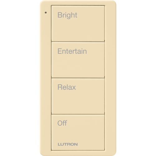 Main product image of Pico 4-Button Wireless Smart Remote for Programmable Scene Control, (Gloss Ivory), PJ2-4B-GIV-L31