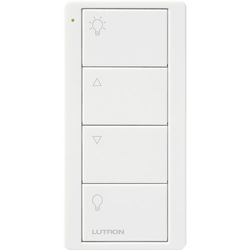 Main product image of Pico 4-Button Wireless Smart Remote for Light Control, Light Icon Engraving, (Gloss White), PJ2-4B-GWH-L01